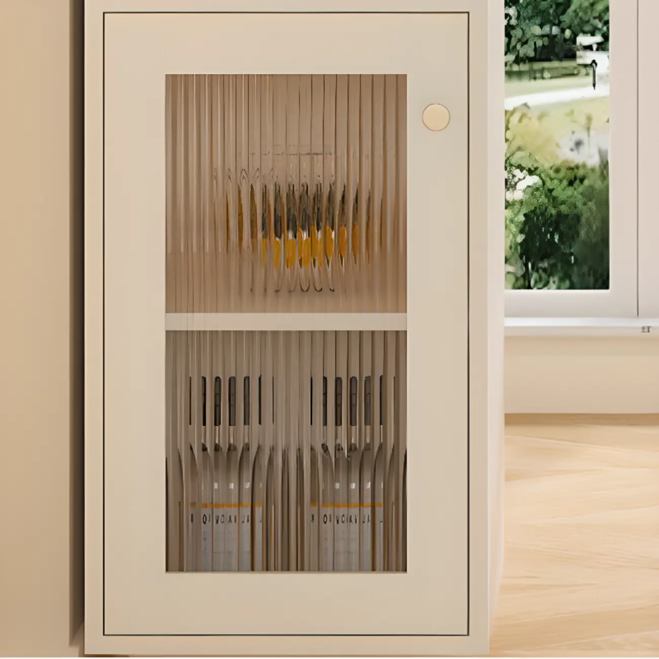 Modern Free Form White Slate Wood Storage Bar Tables Image - 4 | homeyfad