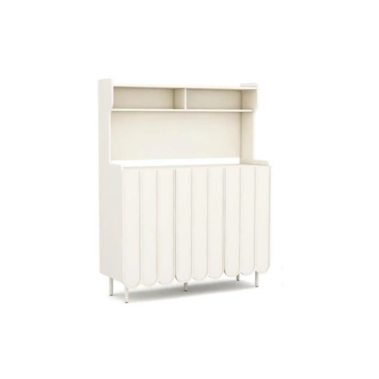 Modish Cream Wood Narrow Sideboard Image - 14 | homeyfad