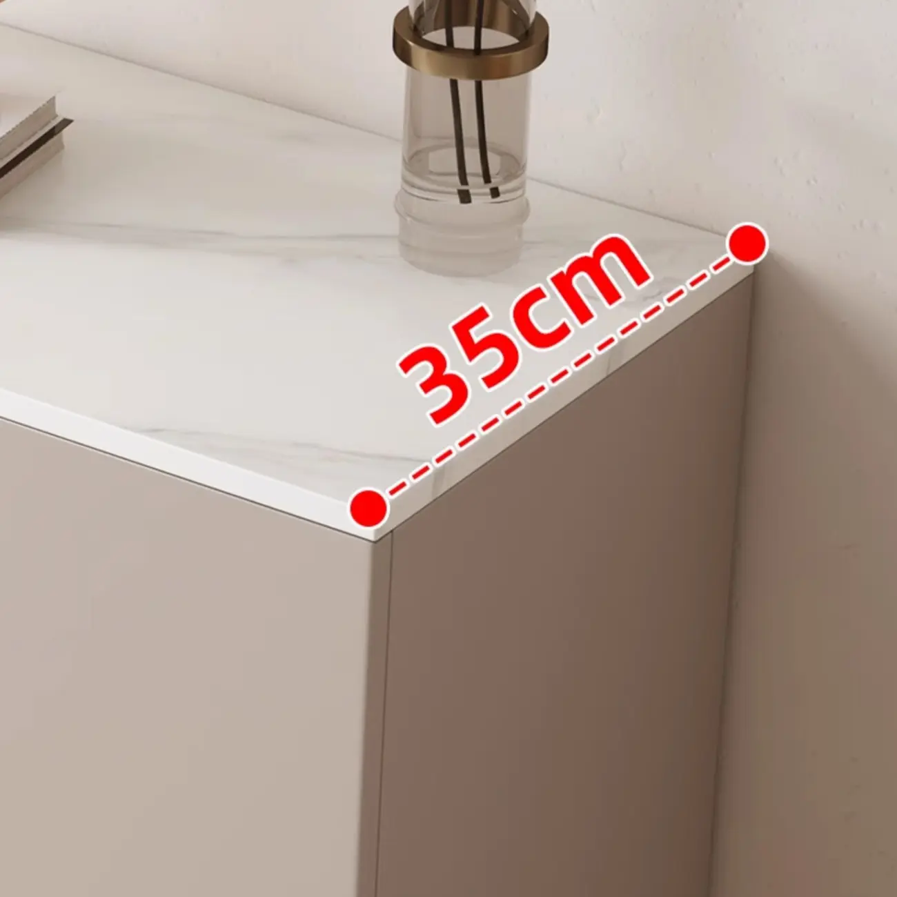 5-Tier Compact Modern Off-White Entryway Shoe Cabinet Image - 13 | homeyfad