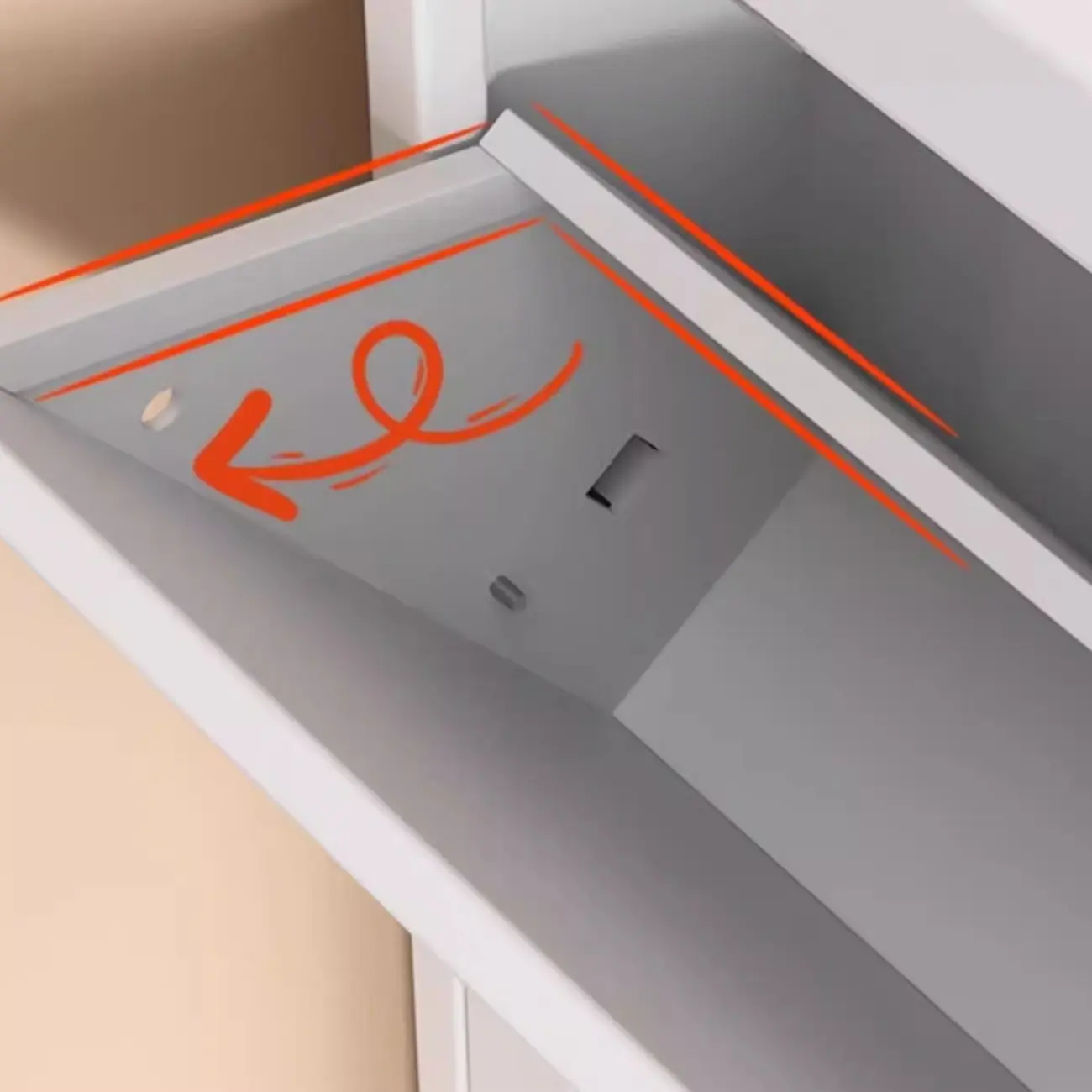 White Metal Shoe Cabinet Organizer Hidden Storage Image - 6 | homeyfad