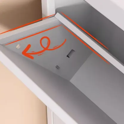 White Metal Shoe Cabinet Organizer Hidden Storage Image - 6