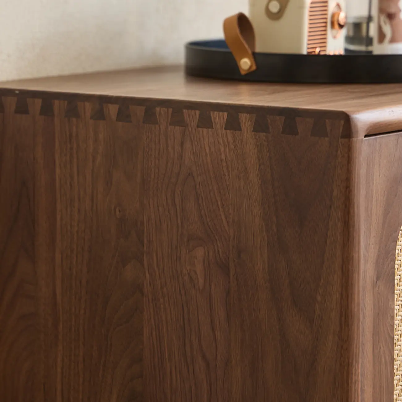 Bohemian Brown Solid Wood Entryway Shoe Cabinet Image - 13 | homeyfad