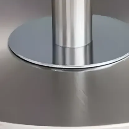 Modern Barrel Nickel Fabric LED Table Lamp for Bedside Image - 15