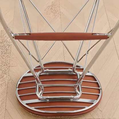 Adjustable Metal Frame Knitting Cushion Backless Bar Stool Image - 8