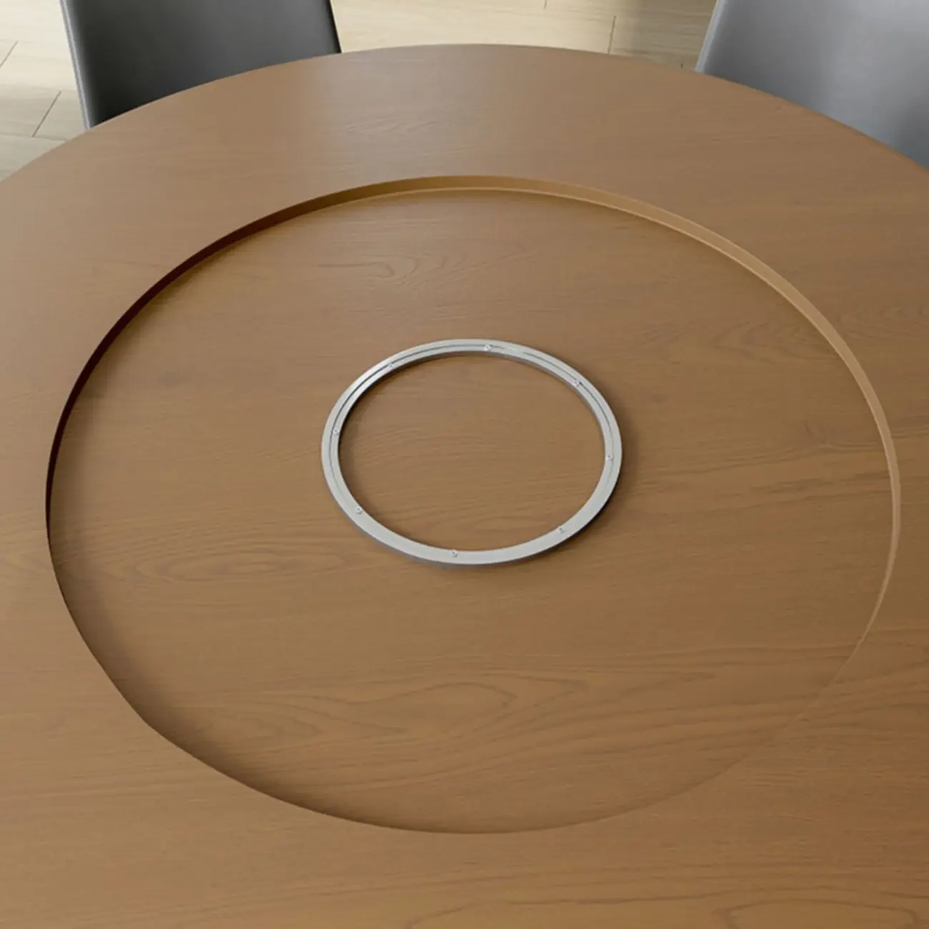 Modern Wood Round Dining Table Image - 8 | homeyfad