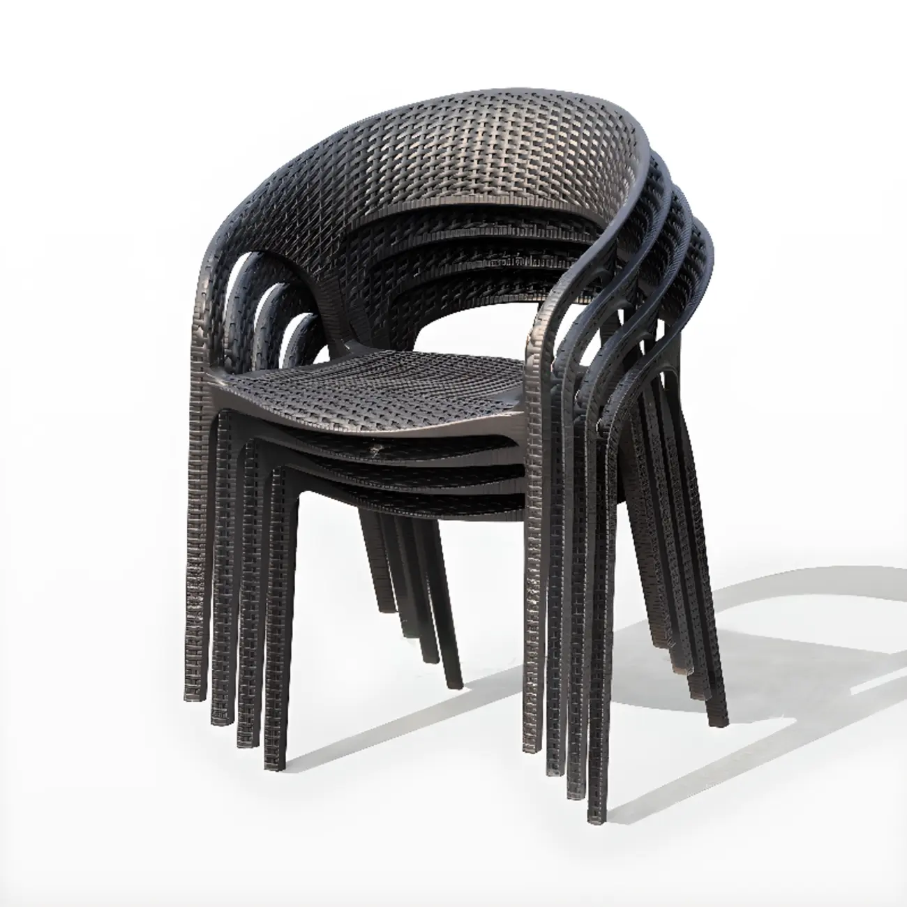 3 Piece Set UV-proof Metal Outdoor Dining Set Image - 10 | homeyfad