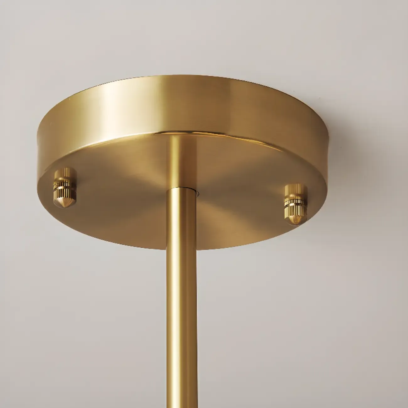 Modern Sputnik Chandelier Gold Metal Living Room Light Image - 6