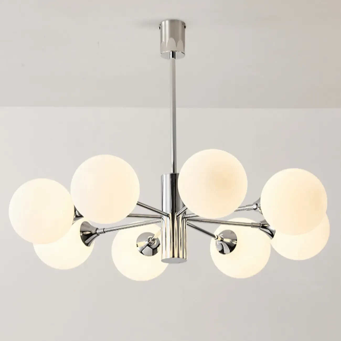 Modern Globe Metal Chandelier for Living Room Image - 7