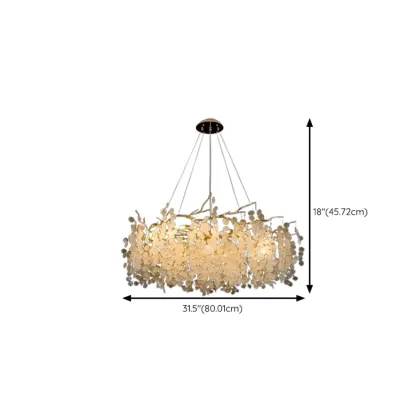 Luxury Crystal Branch Chandelier for Living Room Image - 10