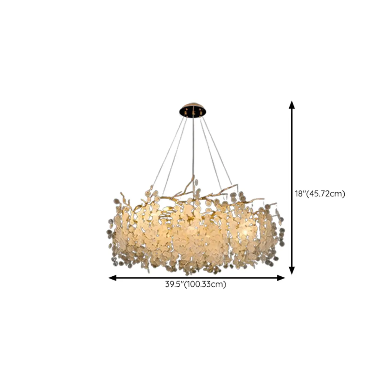 Luxury Crystal Branch Chandelier for Living Room Image - 11 | homeyfad