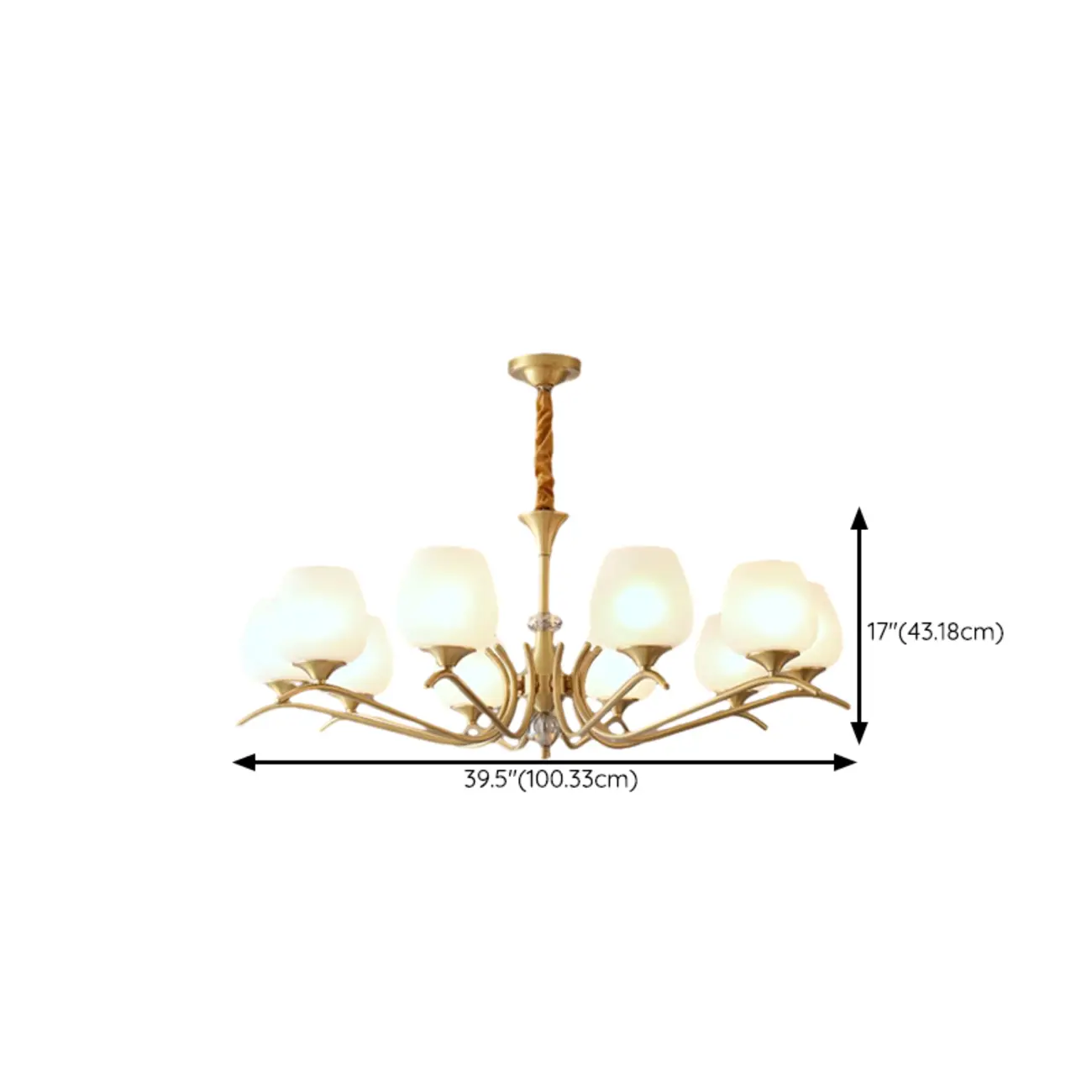 Modern Glass Chandelier for Living Room Luxury Decor Image - 13 | homeyfad