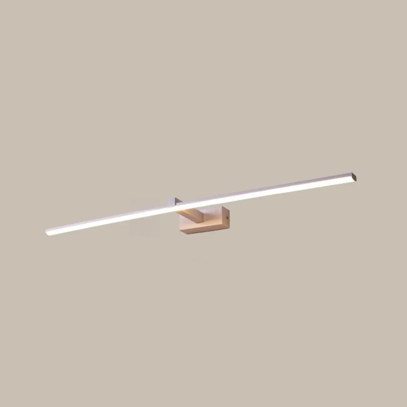 Minimalistic Long Linear LED Vanity Light with Natural Light Image - 9 | homeyfad