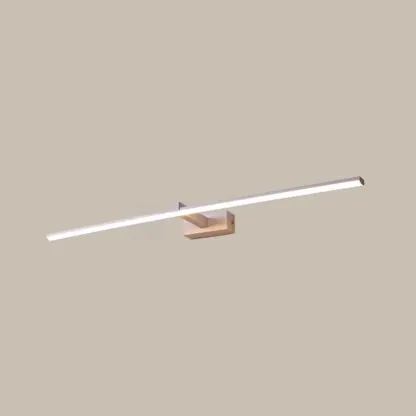 Minimalistic Long Linear LED Vanity Light with Natural Light Image - 9