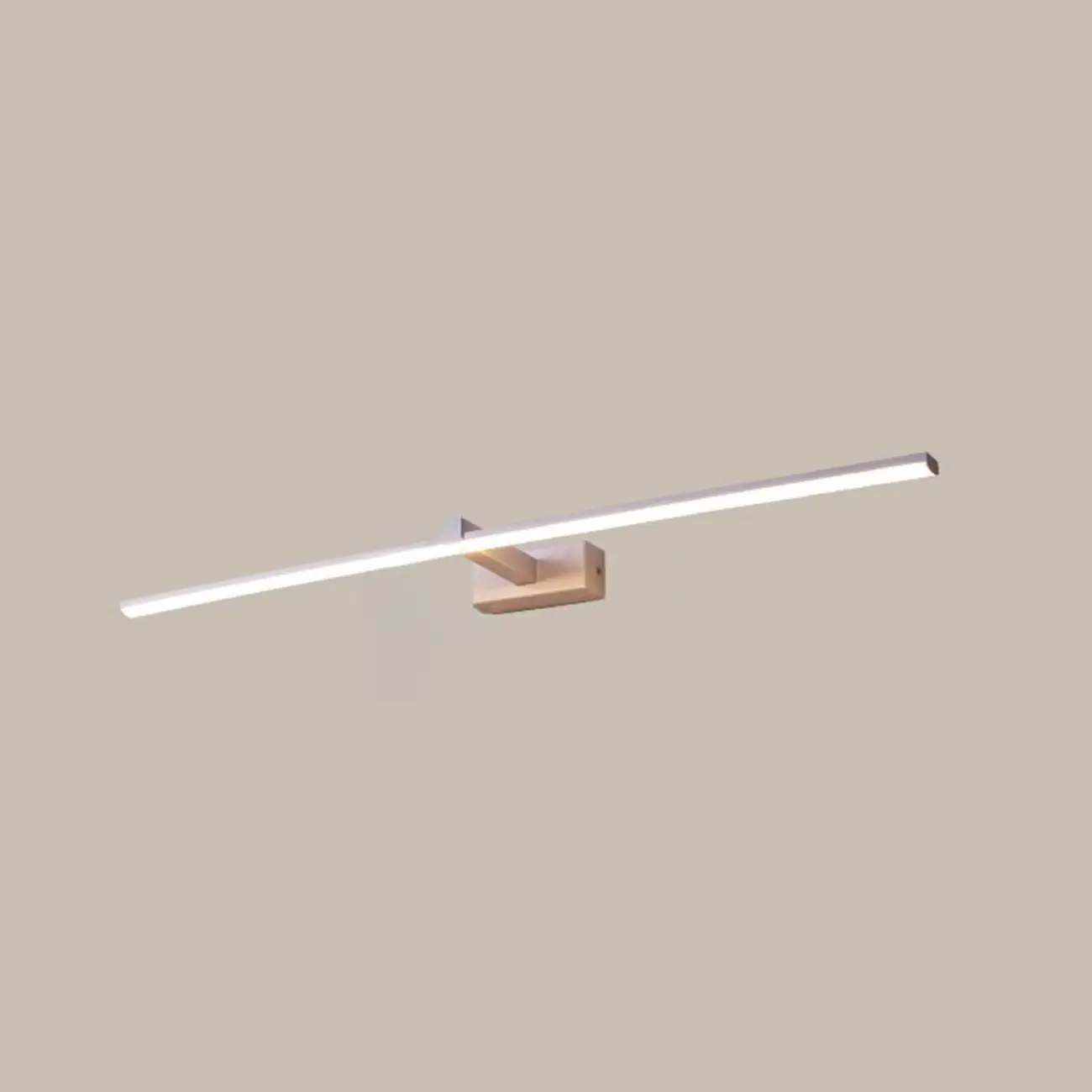 Minimalistic Long Linear LED Vanity Light with Natural Light Image - 10 | homeyfad