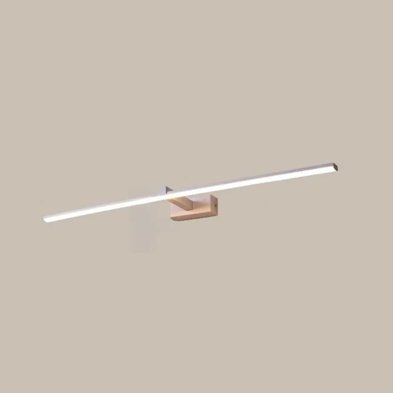 Minimalistic Long Linear LED Vanity Light with Natural Light Image - 10