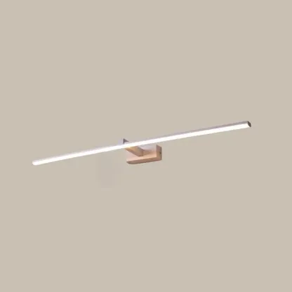 Minimalistic Long Linear LED Vanity Light with Natural Light Image - 10