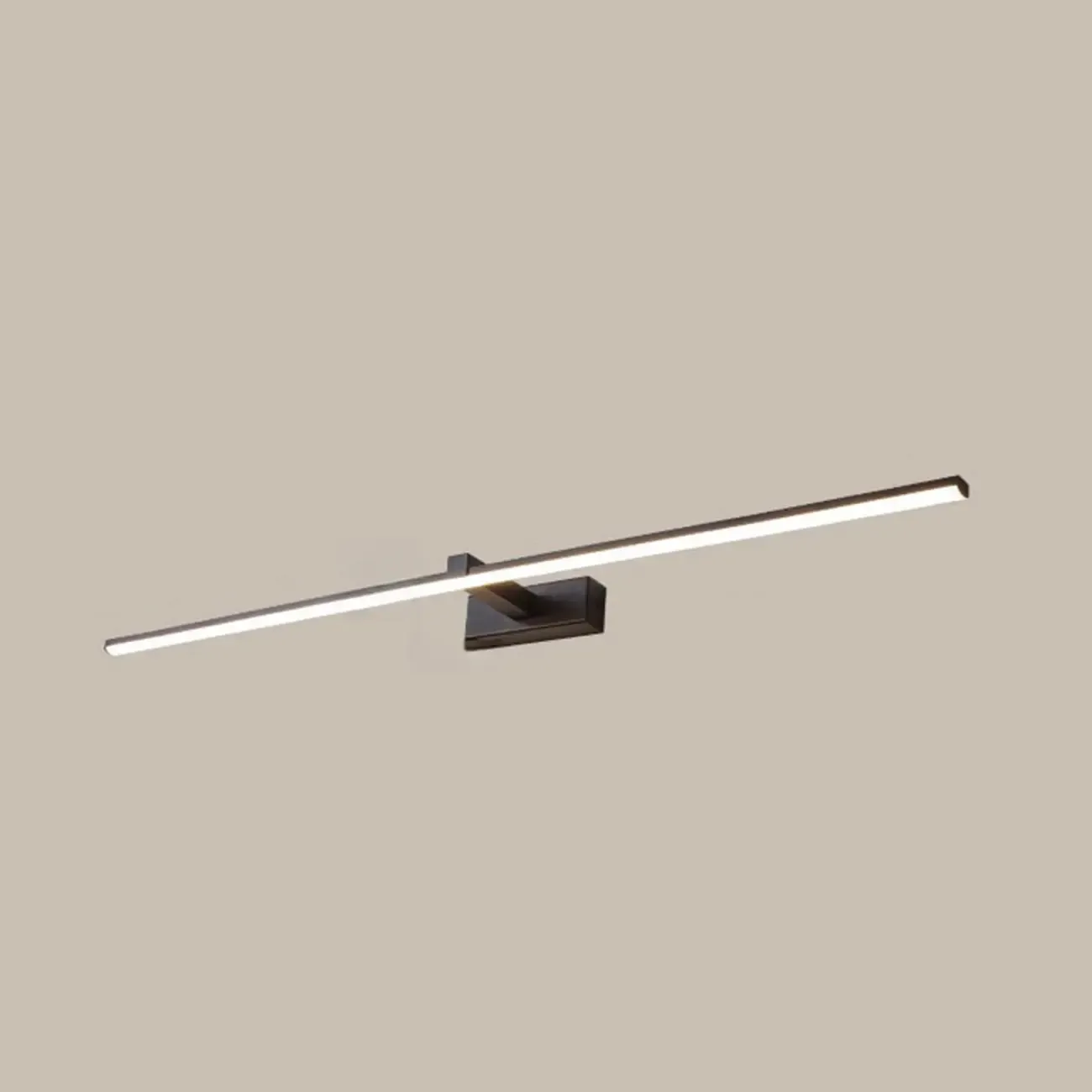 Minimalistic Long Linear LED Vanity Light with Natural Light Image - 11