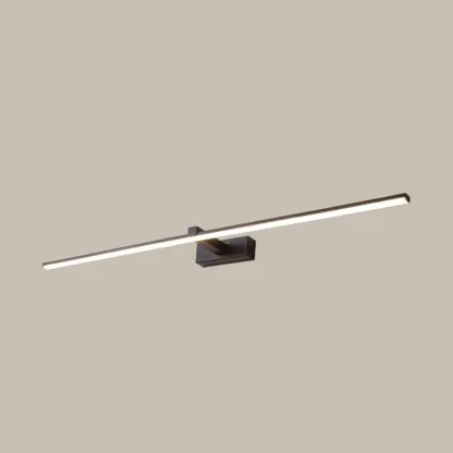 Minimalistic Long Linear LED Vanity Light with Natural Light Image - 12