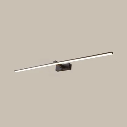 Minimalistic Long Linear LED Vanity Light with Natural Light Image - 13