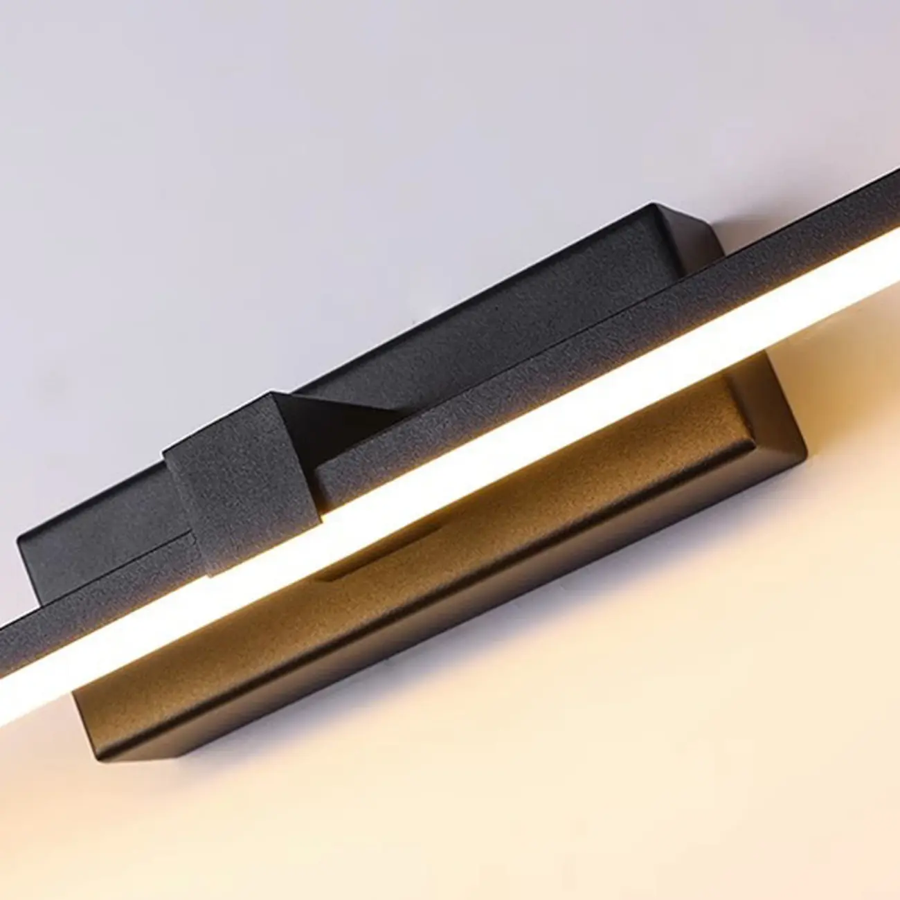 Minimalistic Long Linear LED Vanity Light with Natural Light Image - 4 | homeyfad
