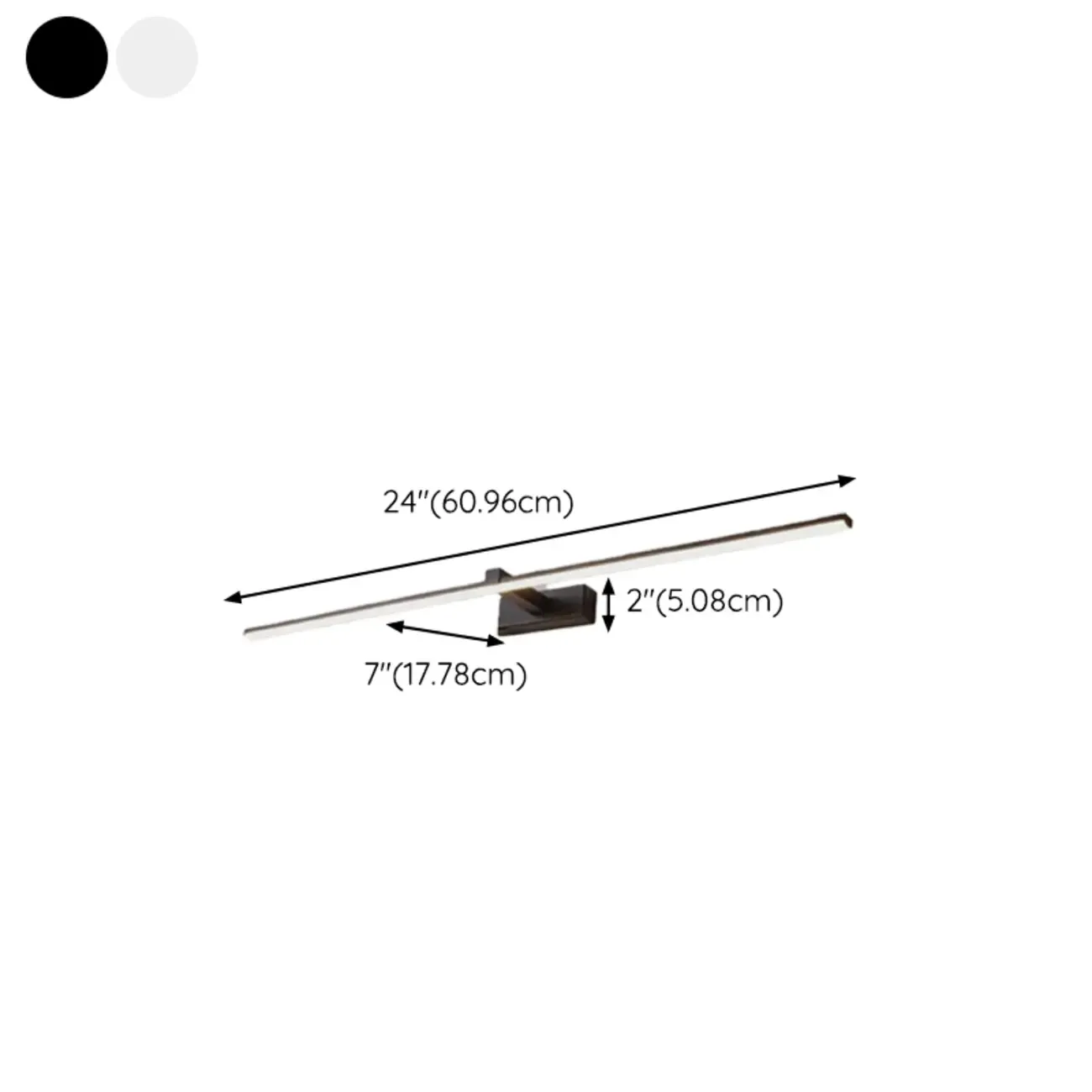 Minimalistic Long Linear LED Vanity Light with Natural Light Image - 16