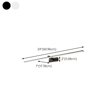 Minimalistic Long Linear LED Vanity Light with Natural Light Image - 16