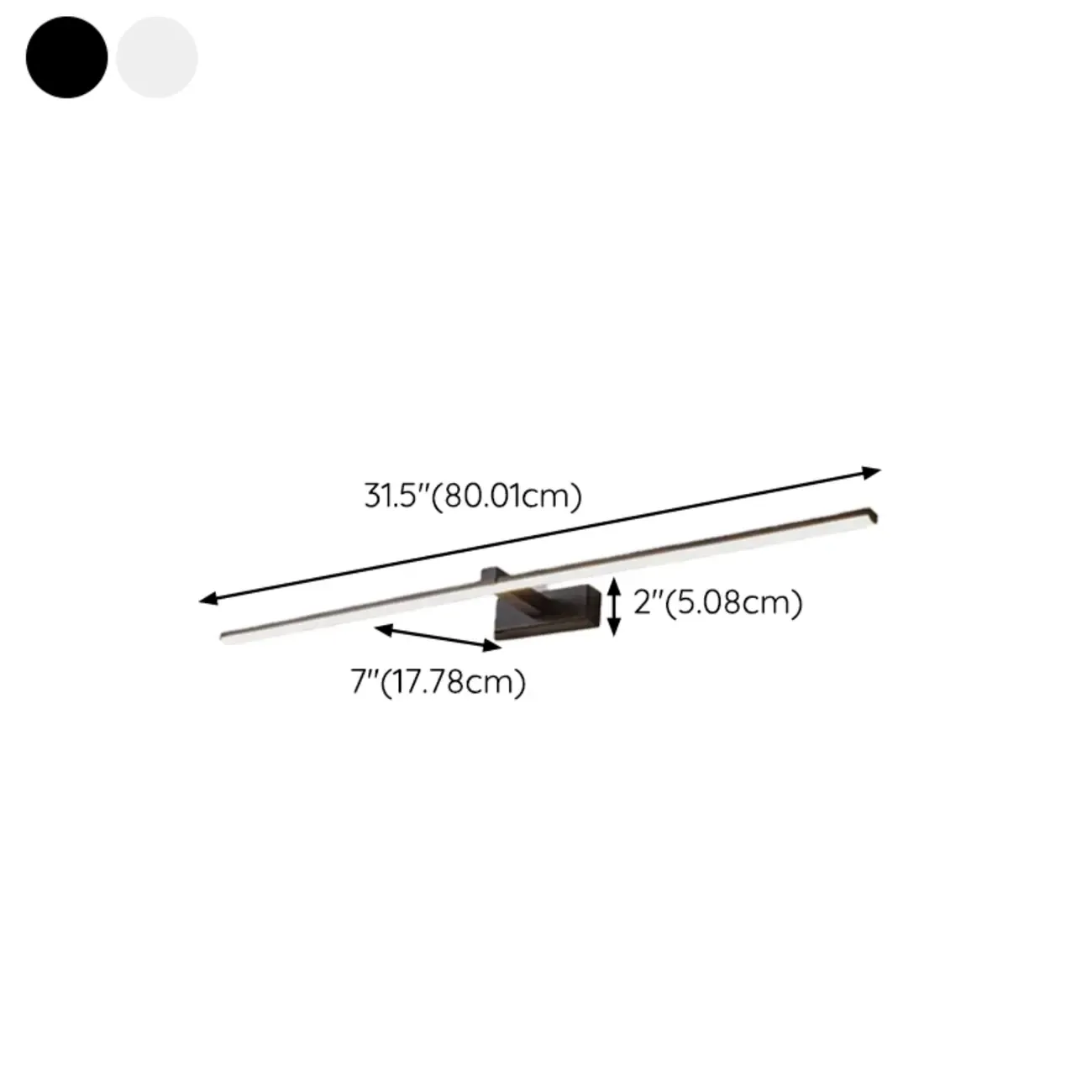 Minimalistic Long Linear LED Vanity Light with Natural Light Image - 17