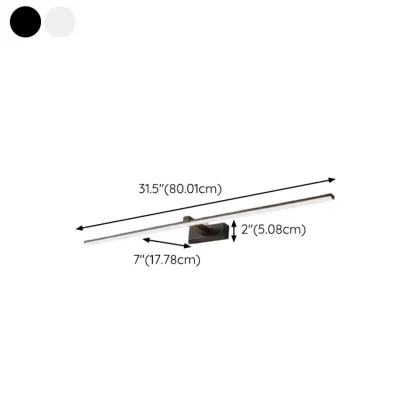 Minimalistic Long Linear LED Vanity Light with Natural Light Image - 17