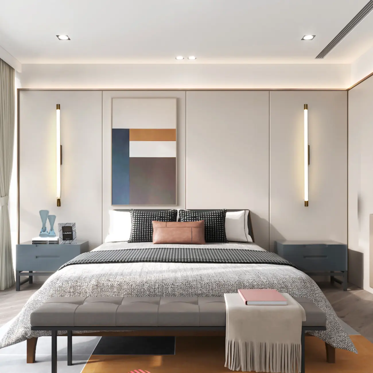 Minimalist  Cylinder LED Vanity Light with PMMA Cover Image - 1 | homeyfad