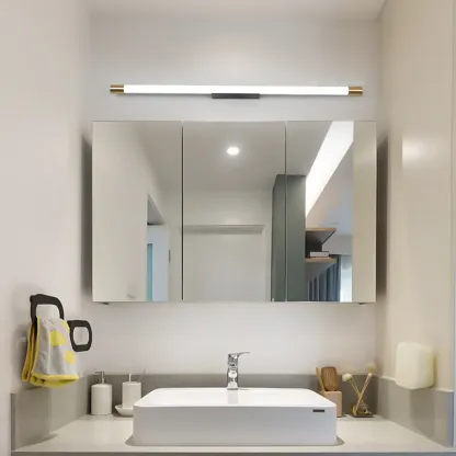 Minimalist  Cylinder LED Vanity Light with PMMA Cover Image - 2