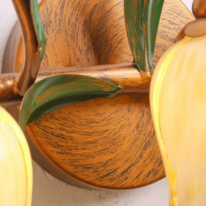 Vintage Brass Arc Flower Shape Vanity Light for Bathroom Use