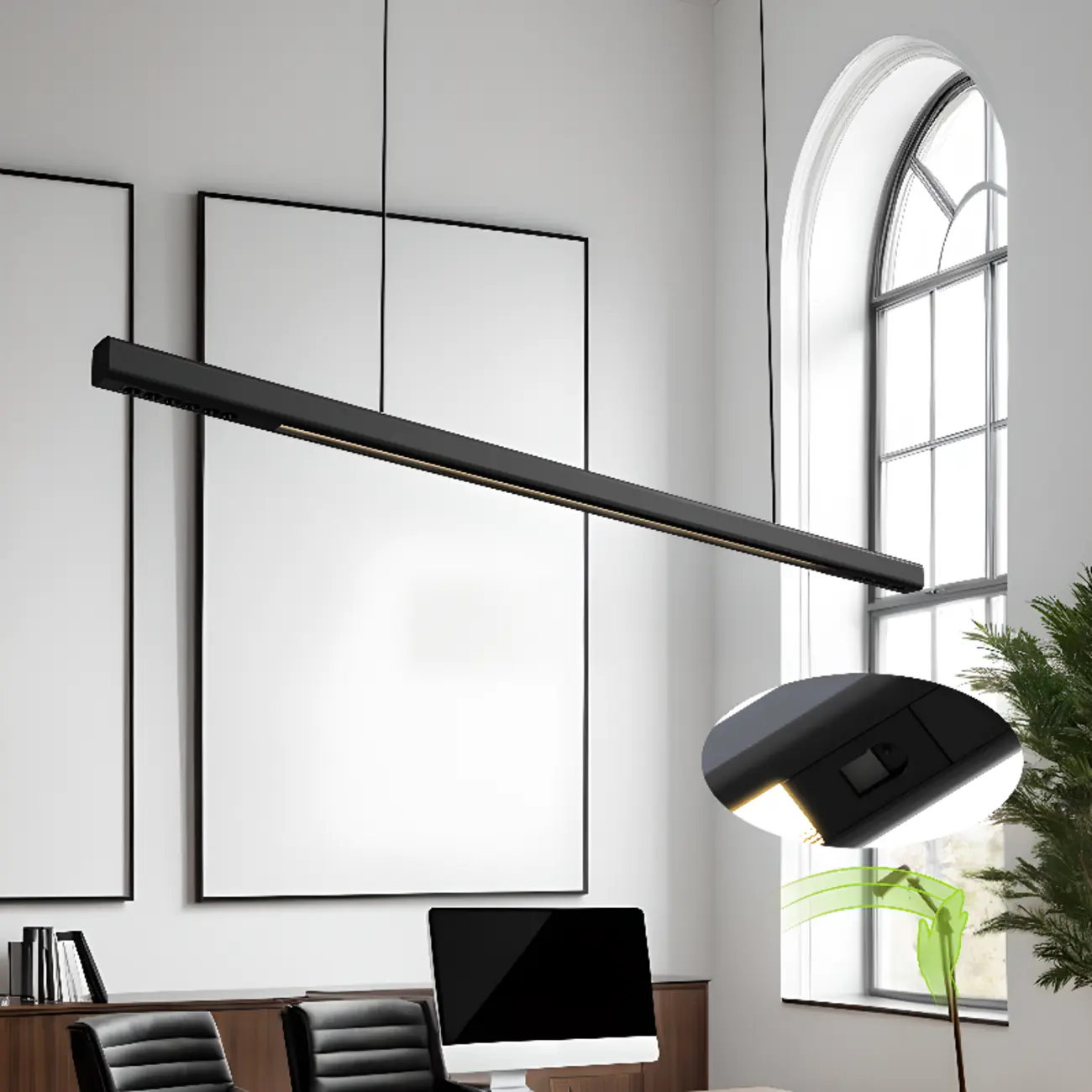 Adjustable Natural 3-Light Linear island Light for Modern Areas  | homeyfad