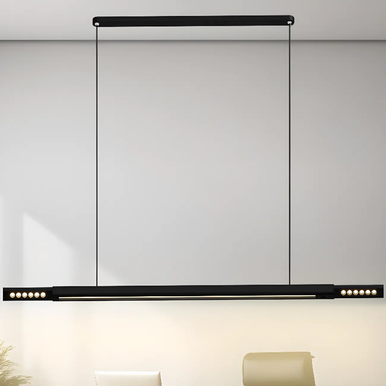 Adjustable Natural 3-Light Linear island Light for Modern Areas  | homeyfad