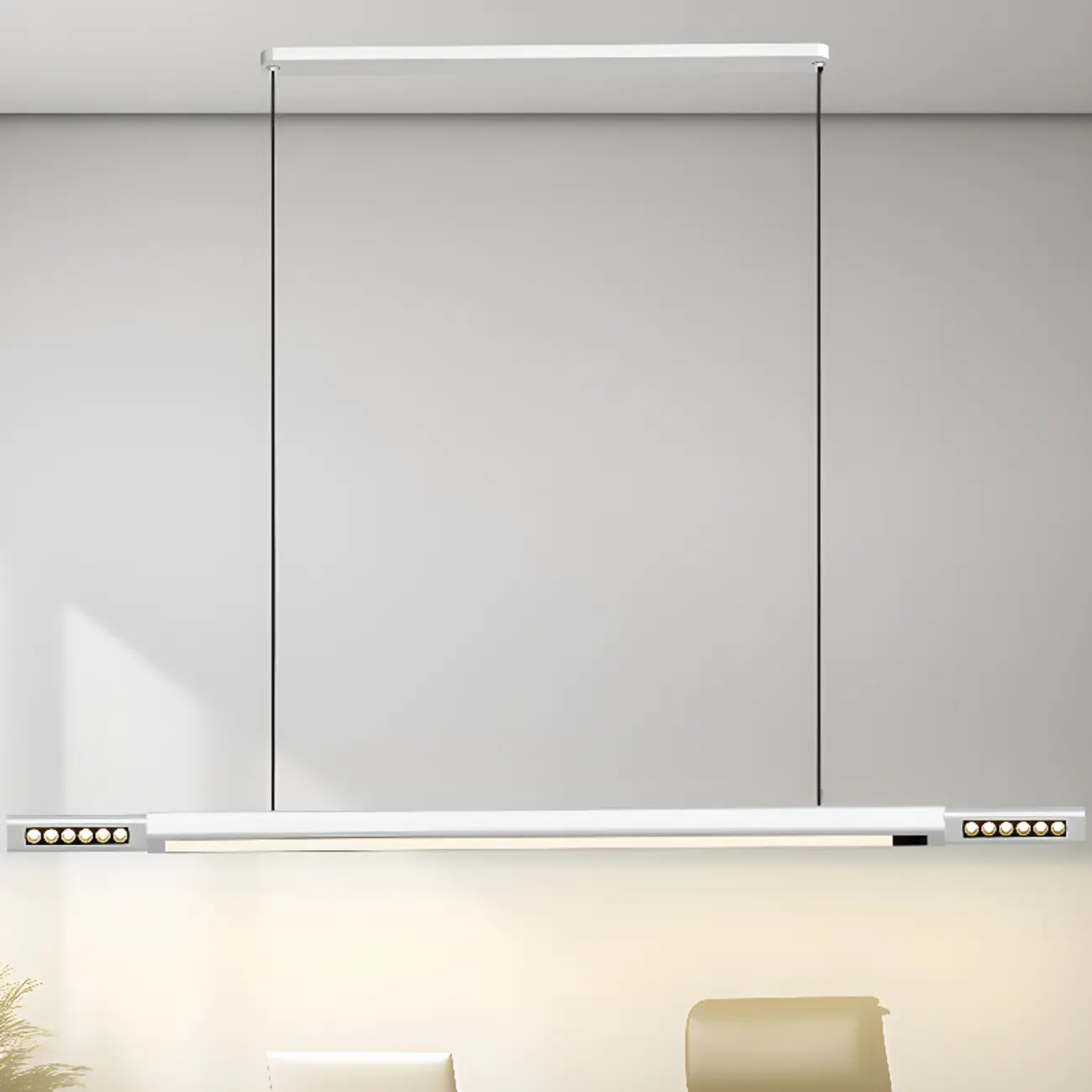 Adjustable Natural 3-Light Linear island Light for Modern Areas  | homeyfad
