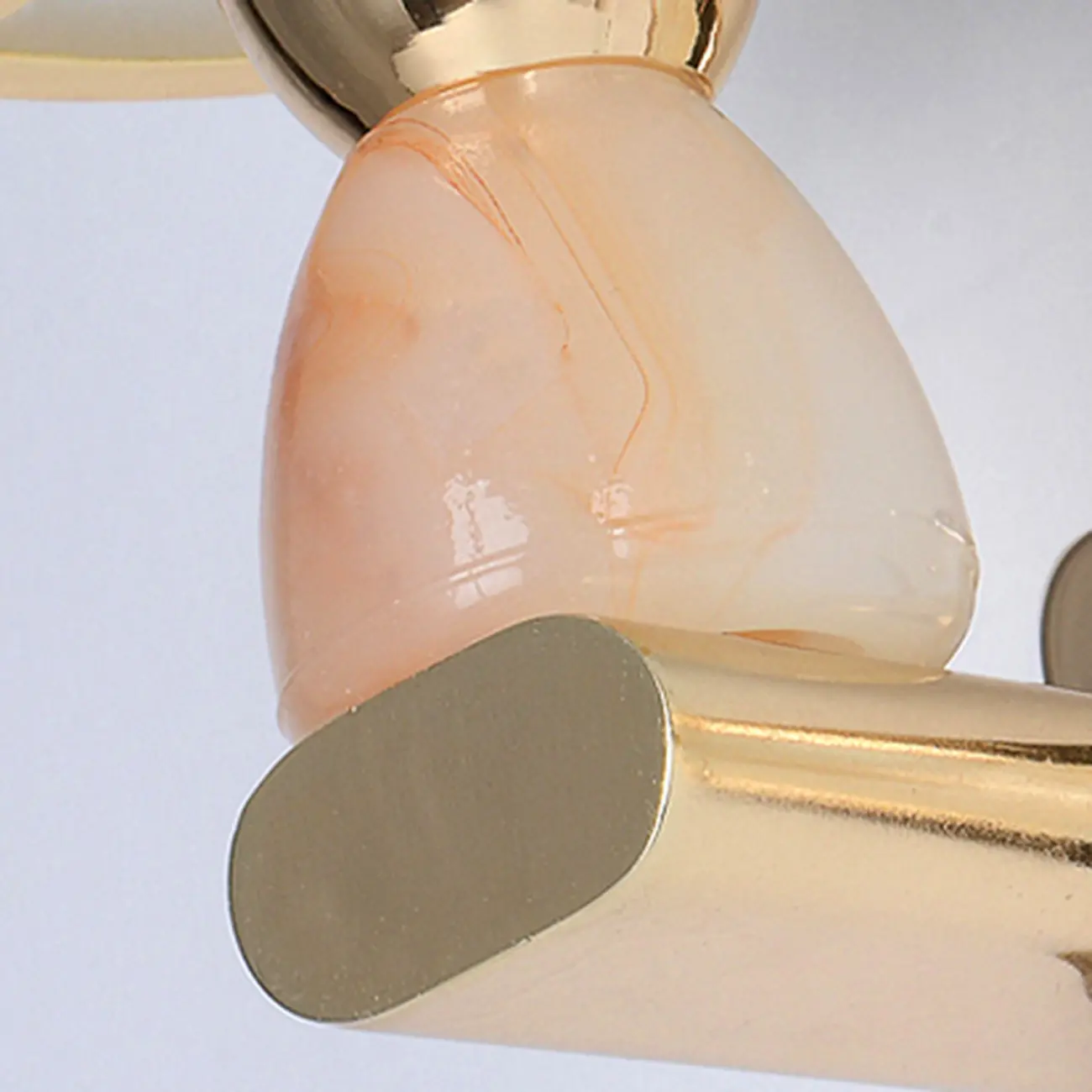 Modern Geometric Gold Wall Light with Crystal Accents Image - 15 | homeyfad