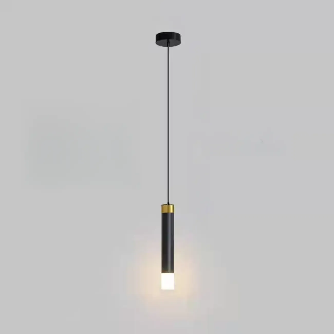 Metal Cone Warm LED Bedroom Pendant Light Adjustable Image - 6