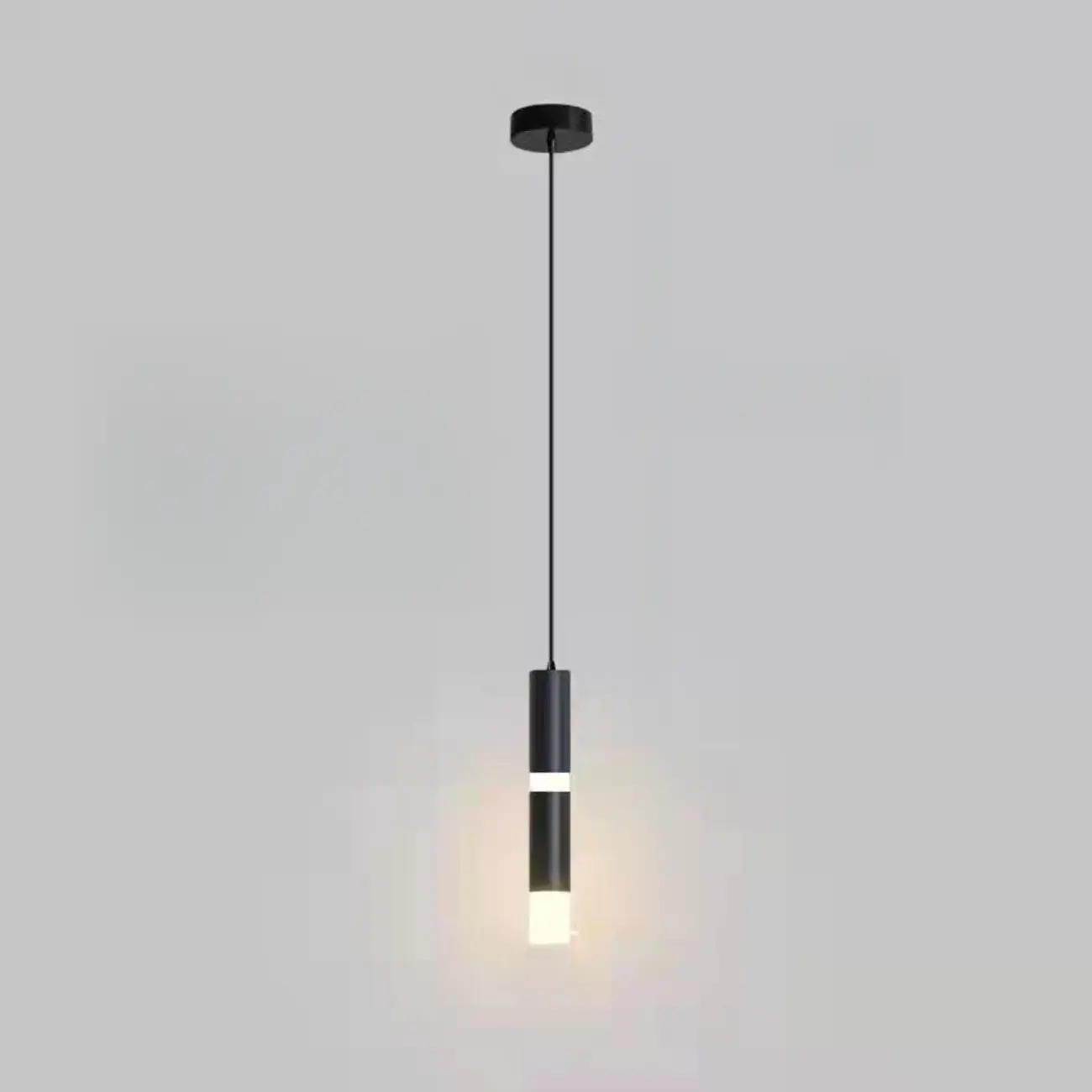 Metal Cone Warm LED Bedroom Pendant Light Adjustable Image - 8 | homeyfad