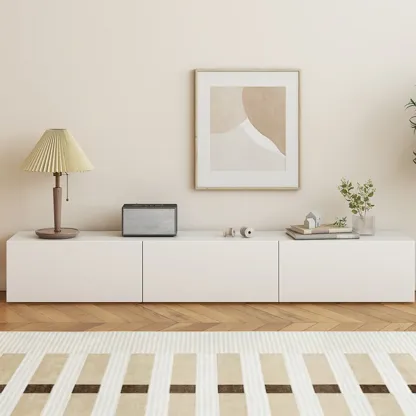 Modern Wood Scandinavian TV Stand with Storage