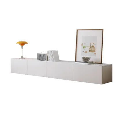 Modern Wood Scandinavian TV Stand with Storage