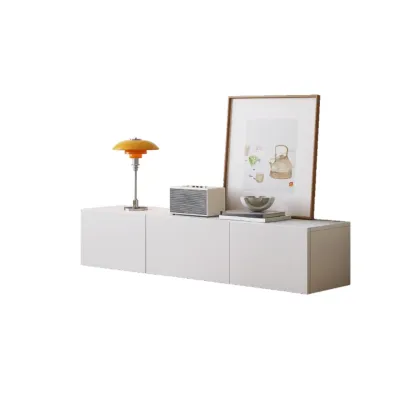 Modern Wood Scandinavian TV Stand with Storage
