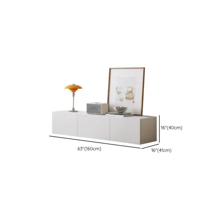 Modern Wood Scandinavian TV Stand with Storage