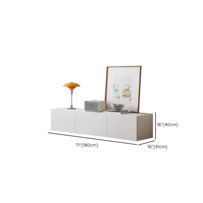 Modern Wood Scandinavian TV Stand with Storage
