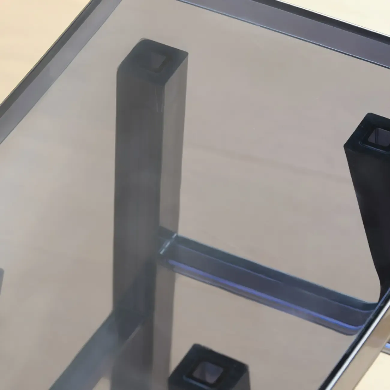 Saddle Acrylic Counter Height Backless Bar Stools Image - 4