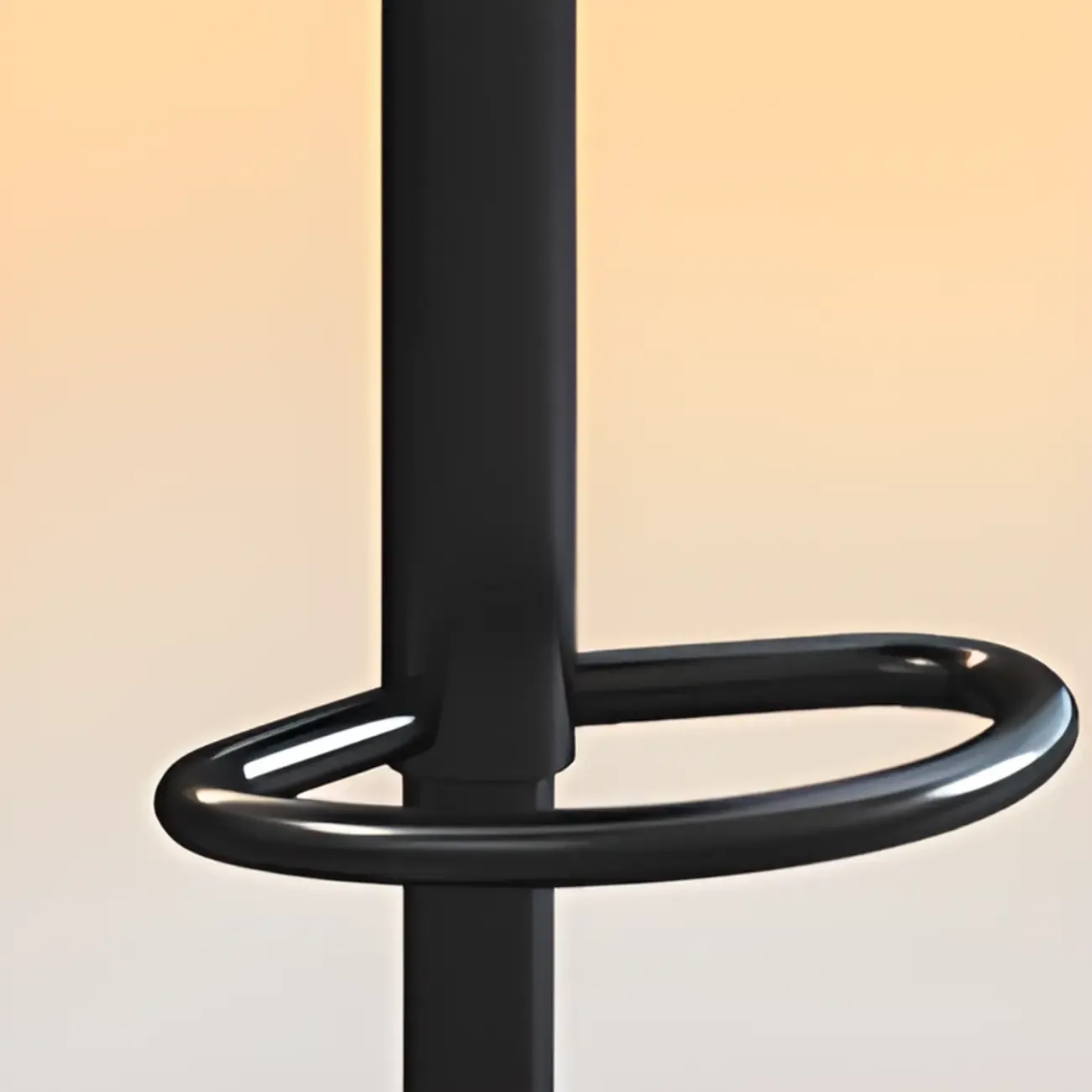 Glam Gold Steel Adjustable Cushioned Bar Stool Image - 21