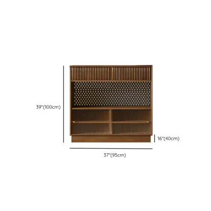 Modern Brown Wooden Stone Storage Convertible Bar Tables #size