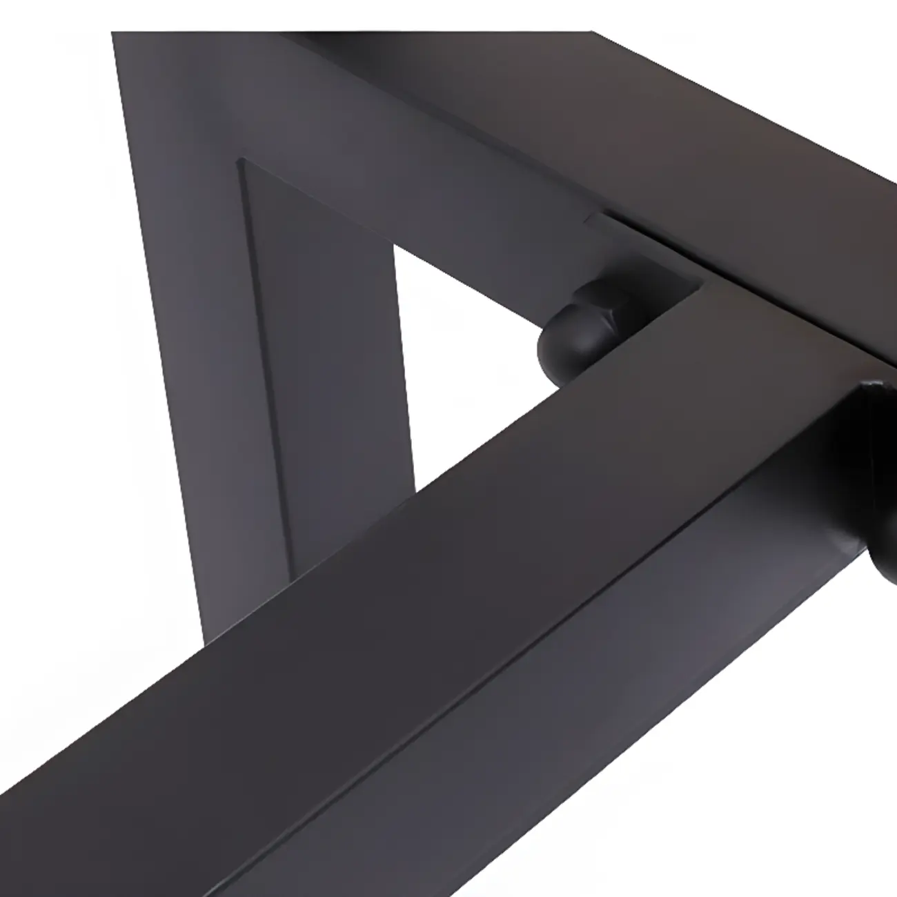 French Country Natural Wooden Iron Trestle Bar Tables Image - 5 | homeyfad