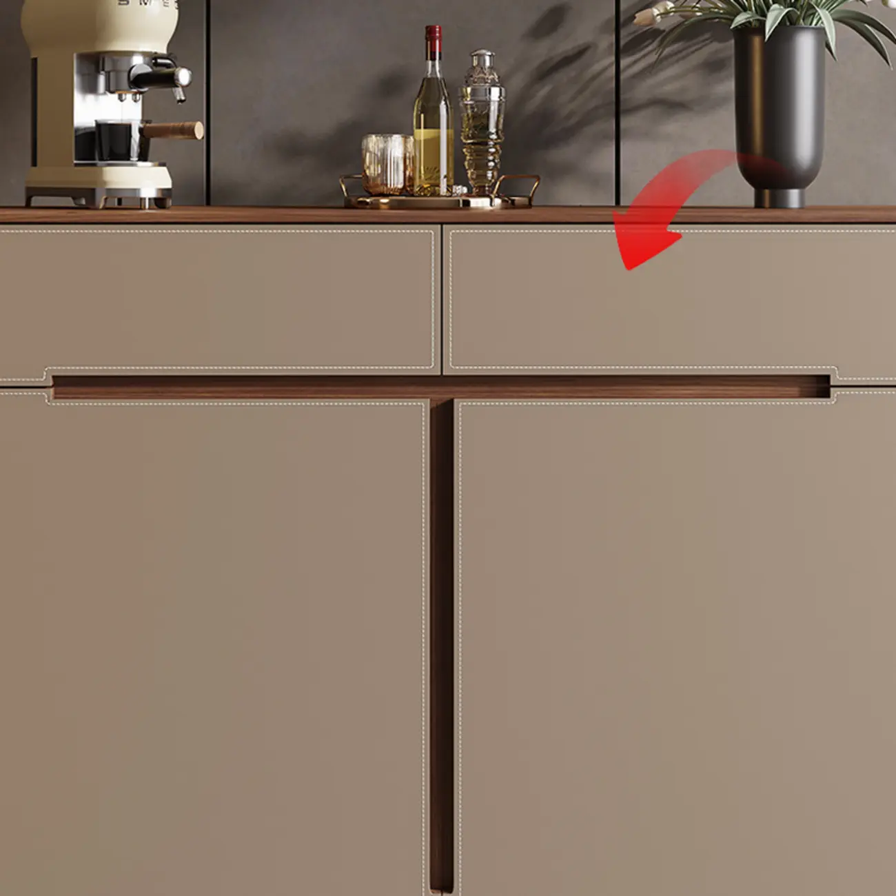 Trendy Wood Entryway Shoe Cabinet with Drawers Image - 14 | homeyfad