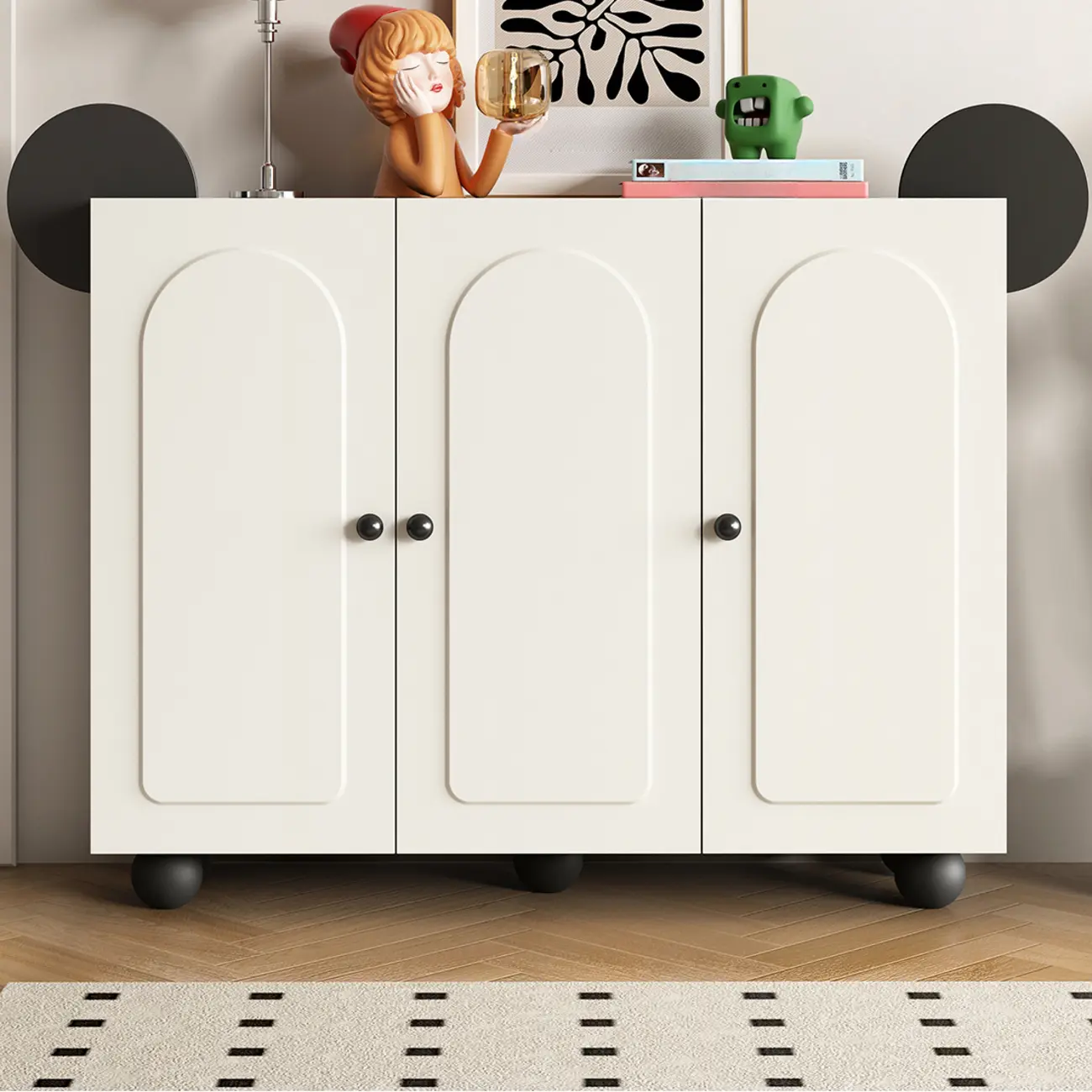 Black Metal Shoe Cabinet with Adjustable Shelves Image - 18 | homeyfad