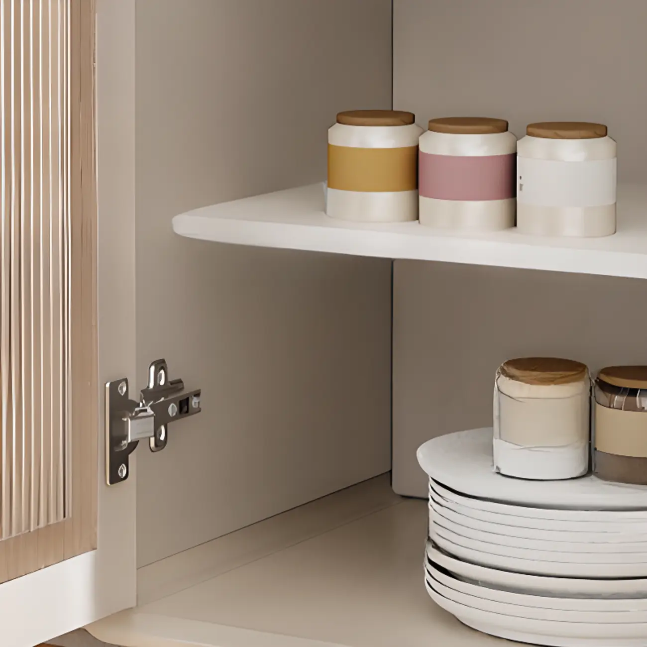 White 3-Drawer Glass Countertop Wood Sideboard Image - 10 | homeyfad