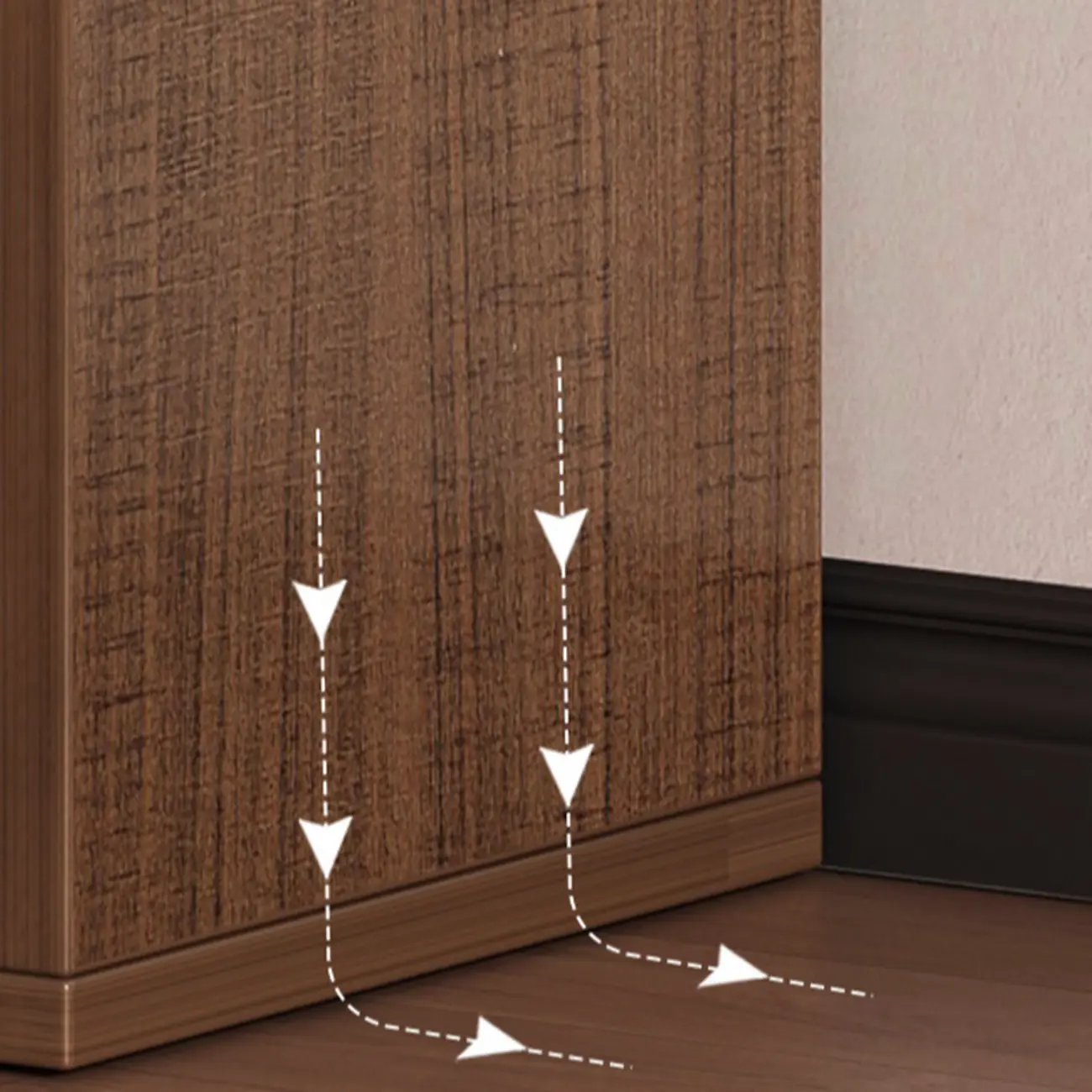 Simple Walnut 8-Cube Wood Bookcase Image - 4 | homeyfad